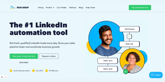 LinkedIn Connection Manager - Dux-Soup