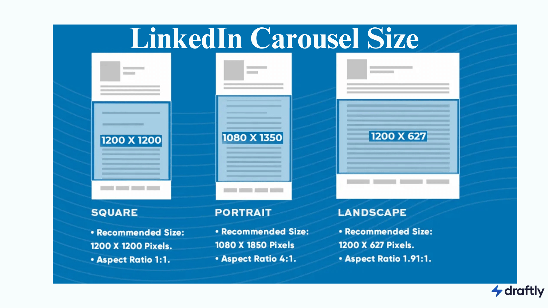 LinkedIn carousel size