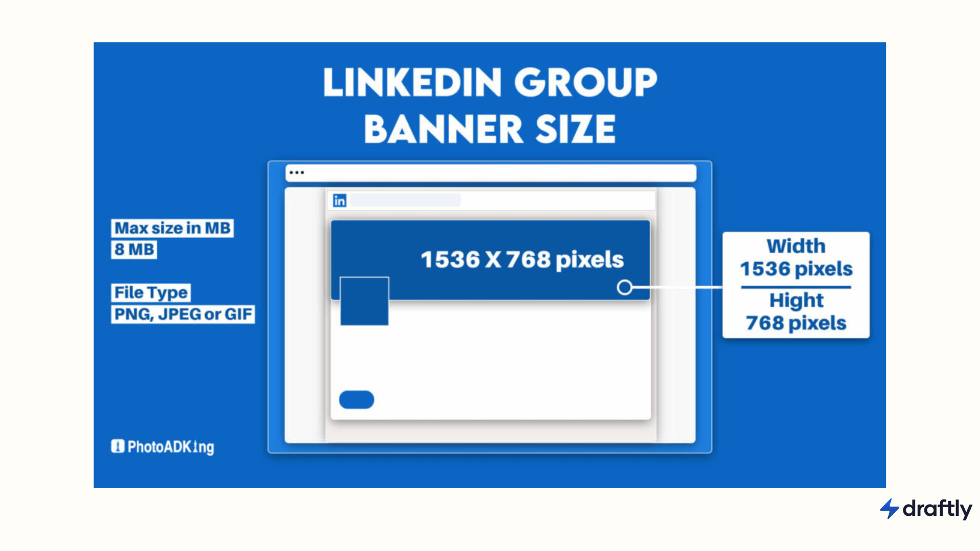 Linkedin banner size