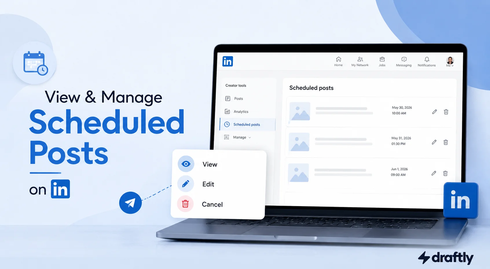 How to See Scheduled Posts on LinkedIn (And Edit or Cancel Them)
